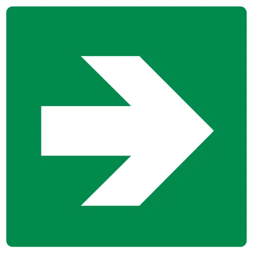 [BBS-000010086] Pictogram pijl groen