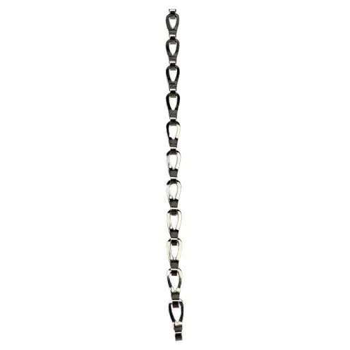 [BBS-000010089] Ketting Metaal zilverkleurig (per meter)