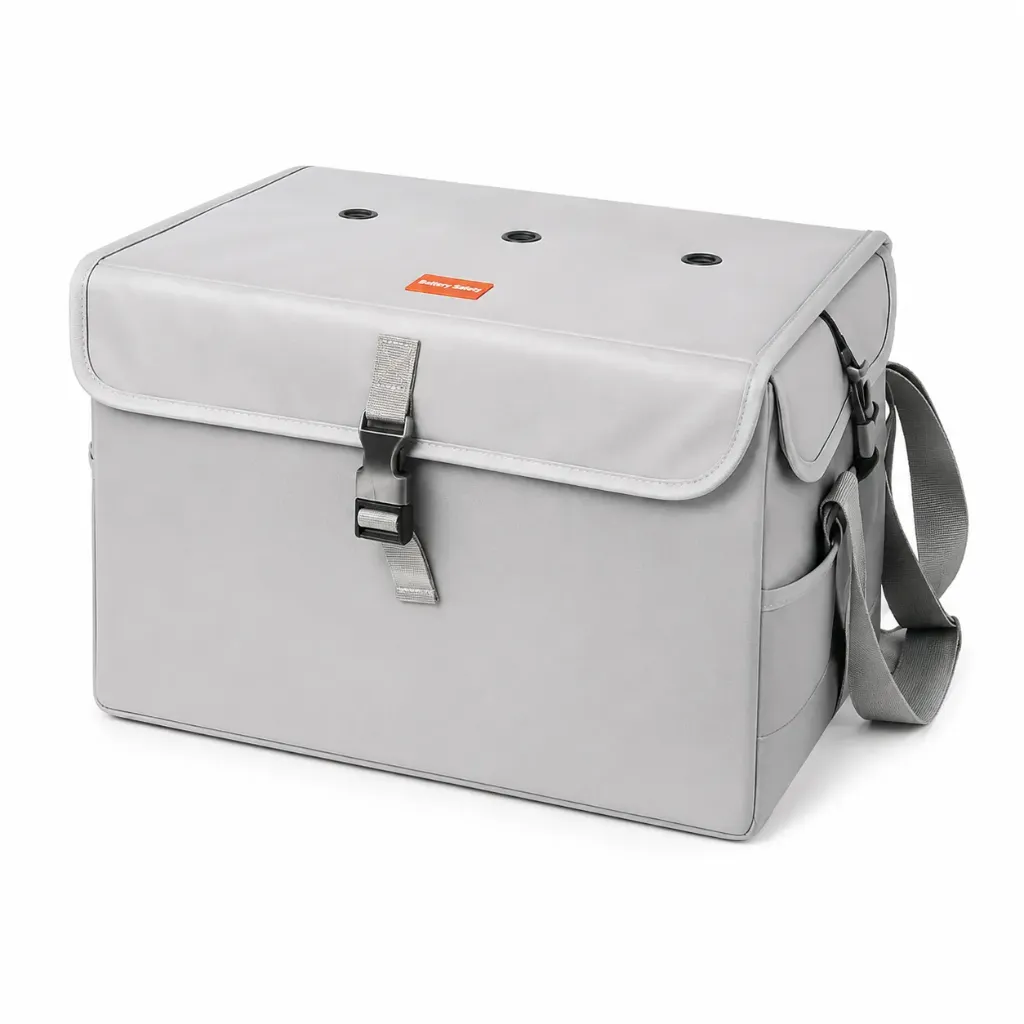 VLITEX Battery Safety Box XL – Veilig Laden, Opslaan en Transporteren van Lithium-ionbatterijen