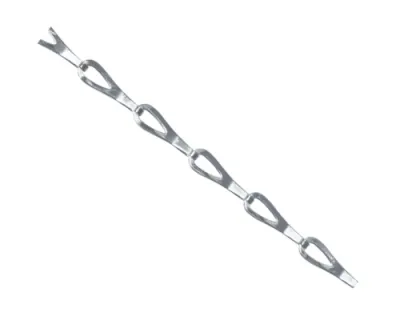 [BBS-000010153] Ketting Metaal zilverkleurig (per meter)