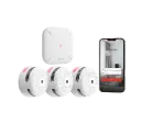 X-Sense Bundel – 3 Slimme Rookmelders XS01-M + SBS50 Communicatiehub