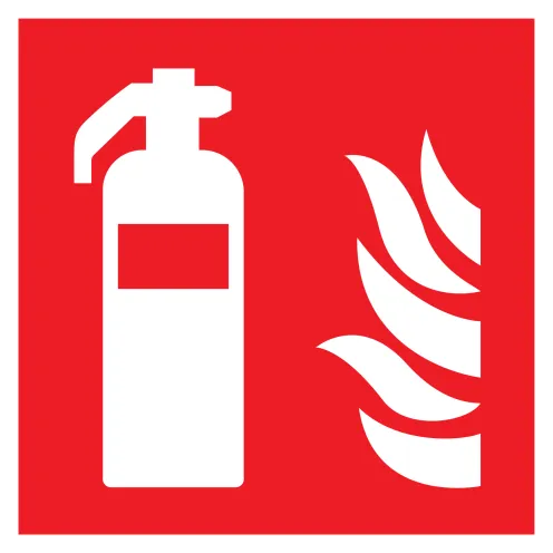 [BBS-000010152] Pictogram brandblusser (100x100mm, Sticker)