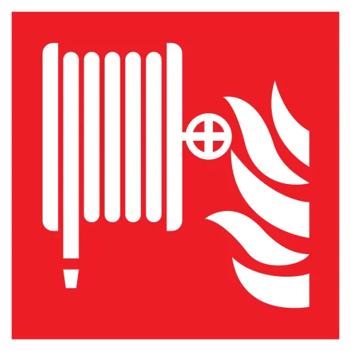 [BBS-000010136] Pictogram Brandhaspel (100x100mm, Sticker)