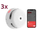 X-Sense XS01-M Slimme Rookmelder met SBS50 Hub-ondersteuning - Set van 3