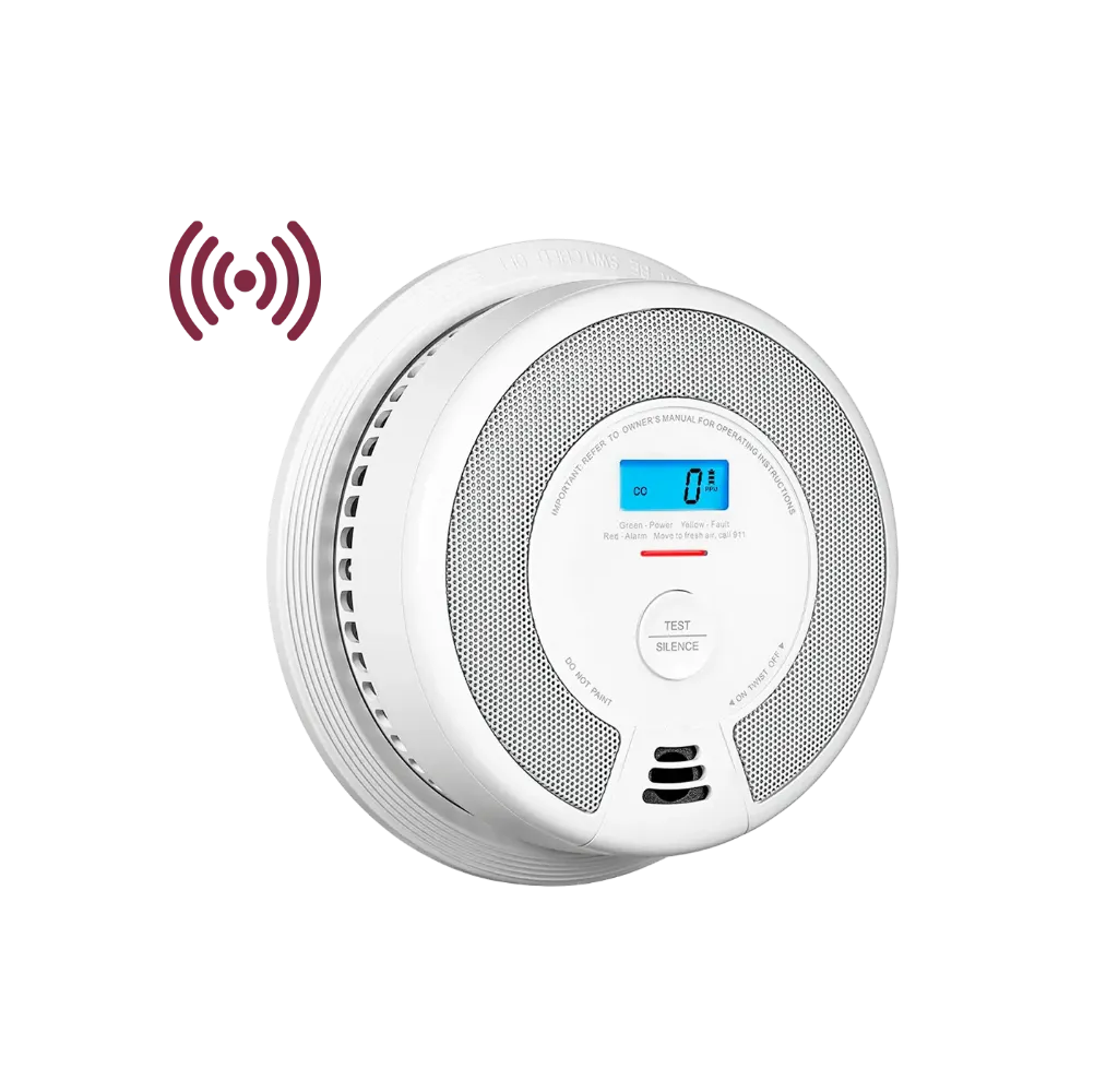 [BBS-000010209] X-Sense SC07-W Onderling Koppelbare Combi Rook- en Koolmonoxidemelder met LCD-display