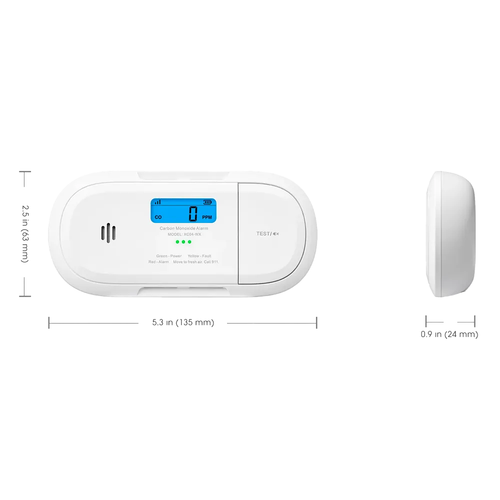 [BBS-000010213] X-Sense XC04-WX Slimme WiFi Koolmonoxidemelder met Smartphone Meldingen