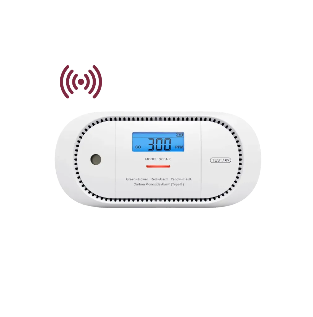 X-Sense XC01-WR Onderling Koppelbare Koolmonoxidemelder met LCD-display