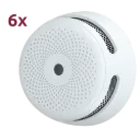 X-Sense XS01 Mini Autonome Rookmelder met 10 Jaar Batterij - Set van 6