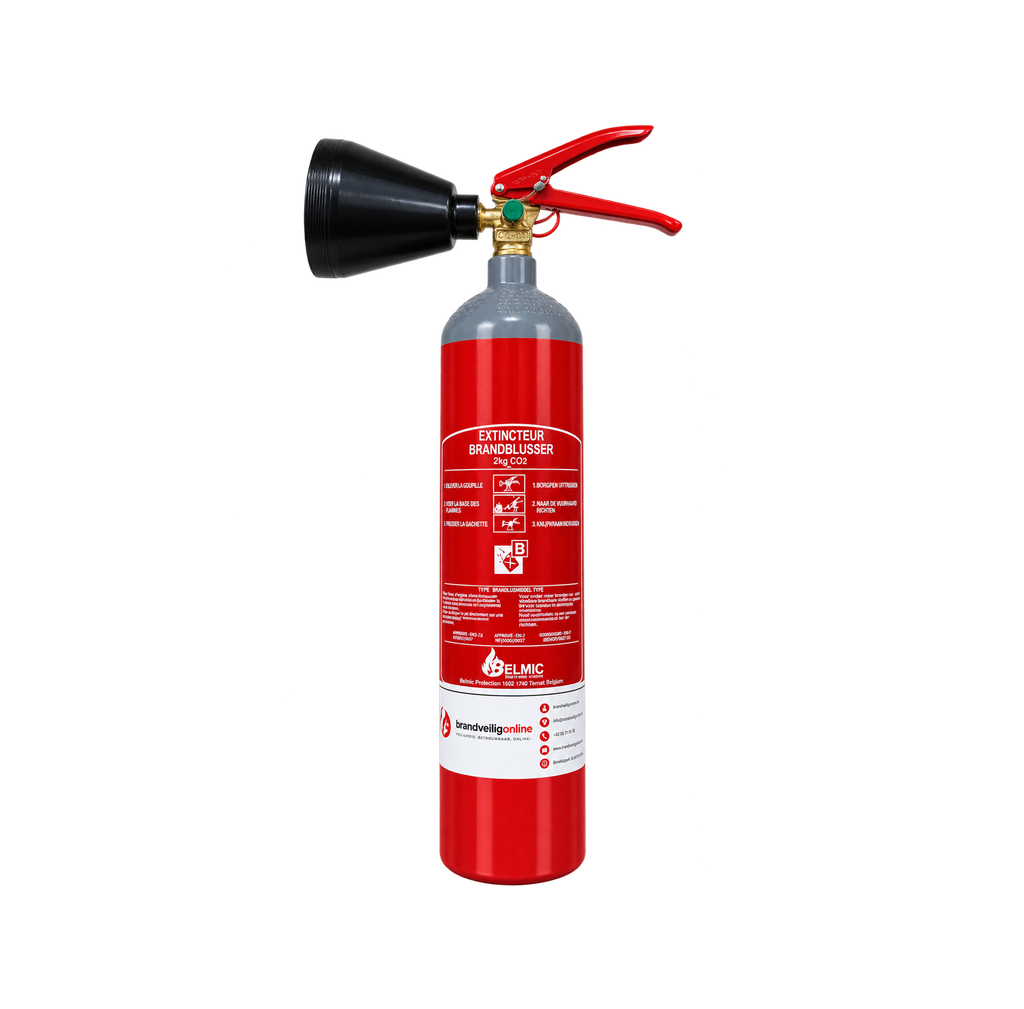 [BBS-000010356] CO₂-brandblusser 2 kg – 34B – BENOR